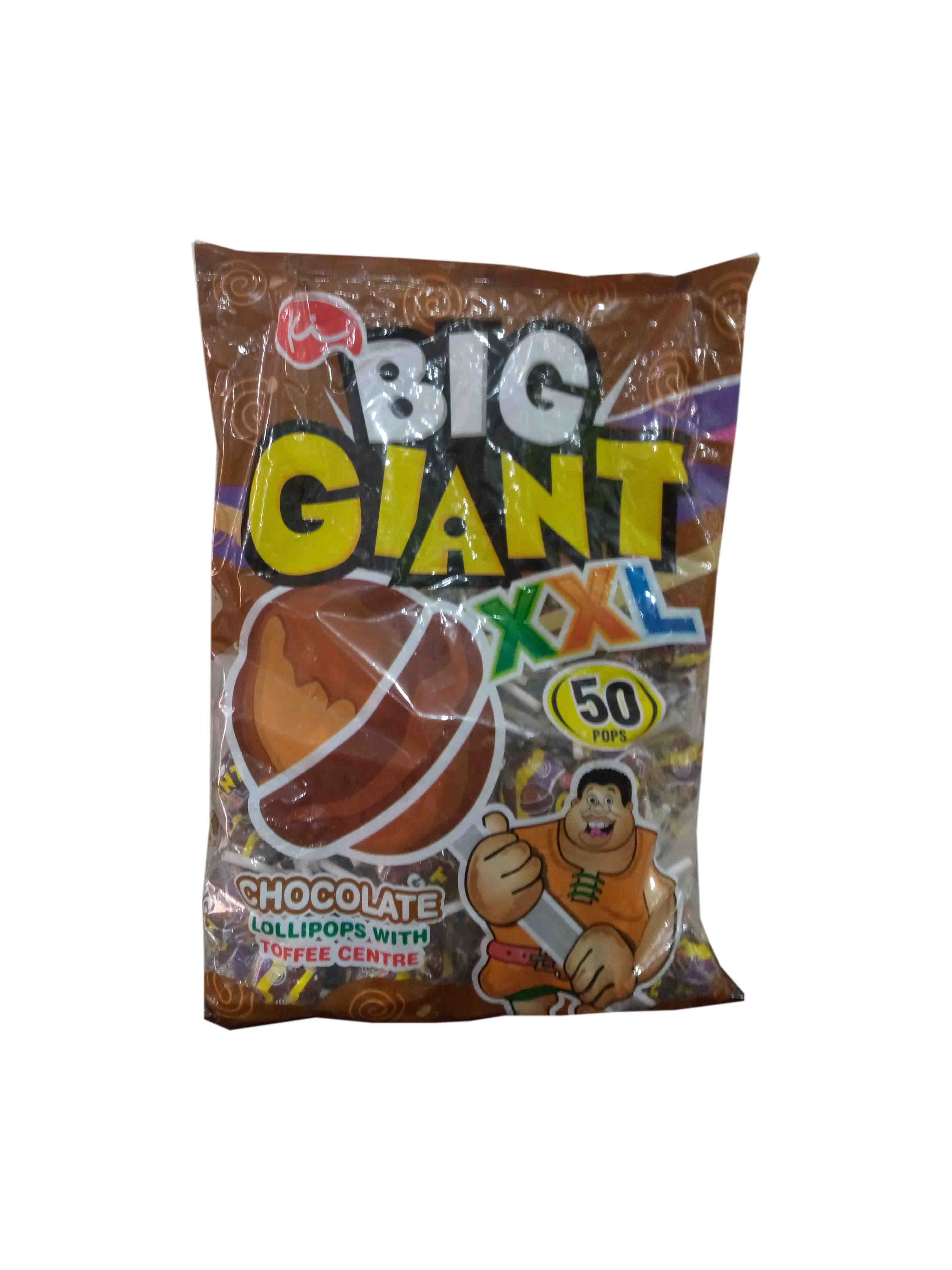 Big Giant Chocolate Lollipops With Toffee